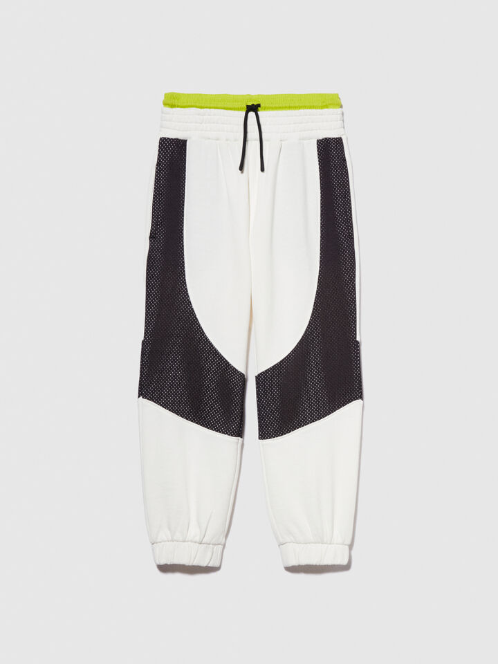 Sporty joggers - boys' trousers - White | Sisley Young image number 2
